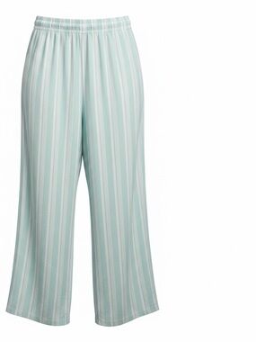 Olivia Graye Mint Stripe Wide Leg Pants Size Small NWT